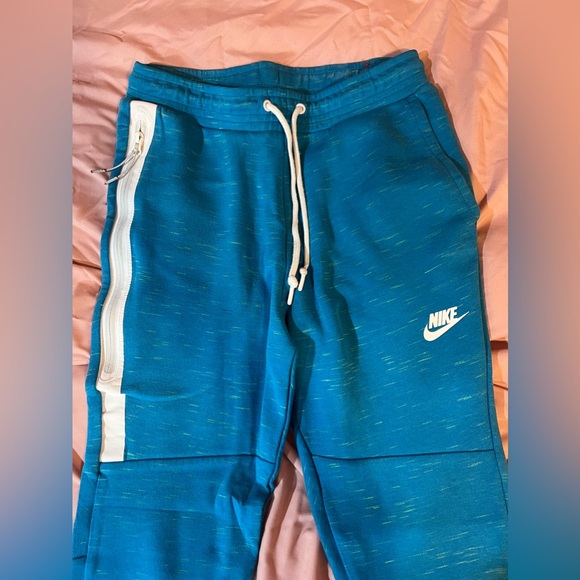 Nike Men's Bright Blue Sweatpants - Size Small - Picture 1 of 5
